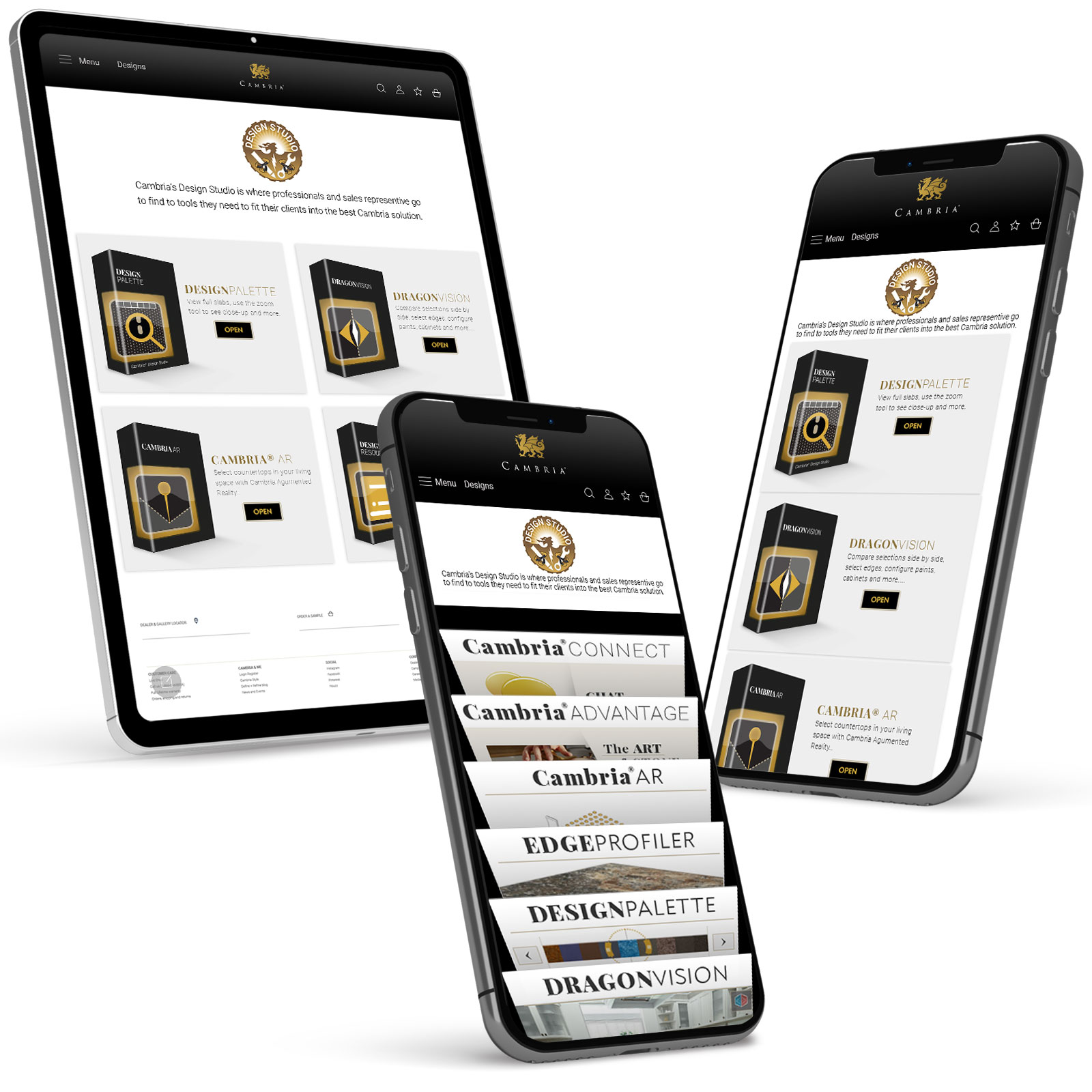 Jason Hoye Portfolio: Cambria Design Studio example 1