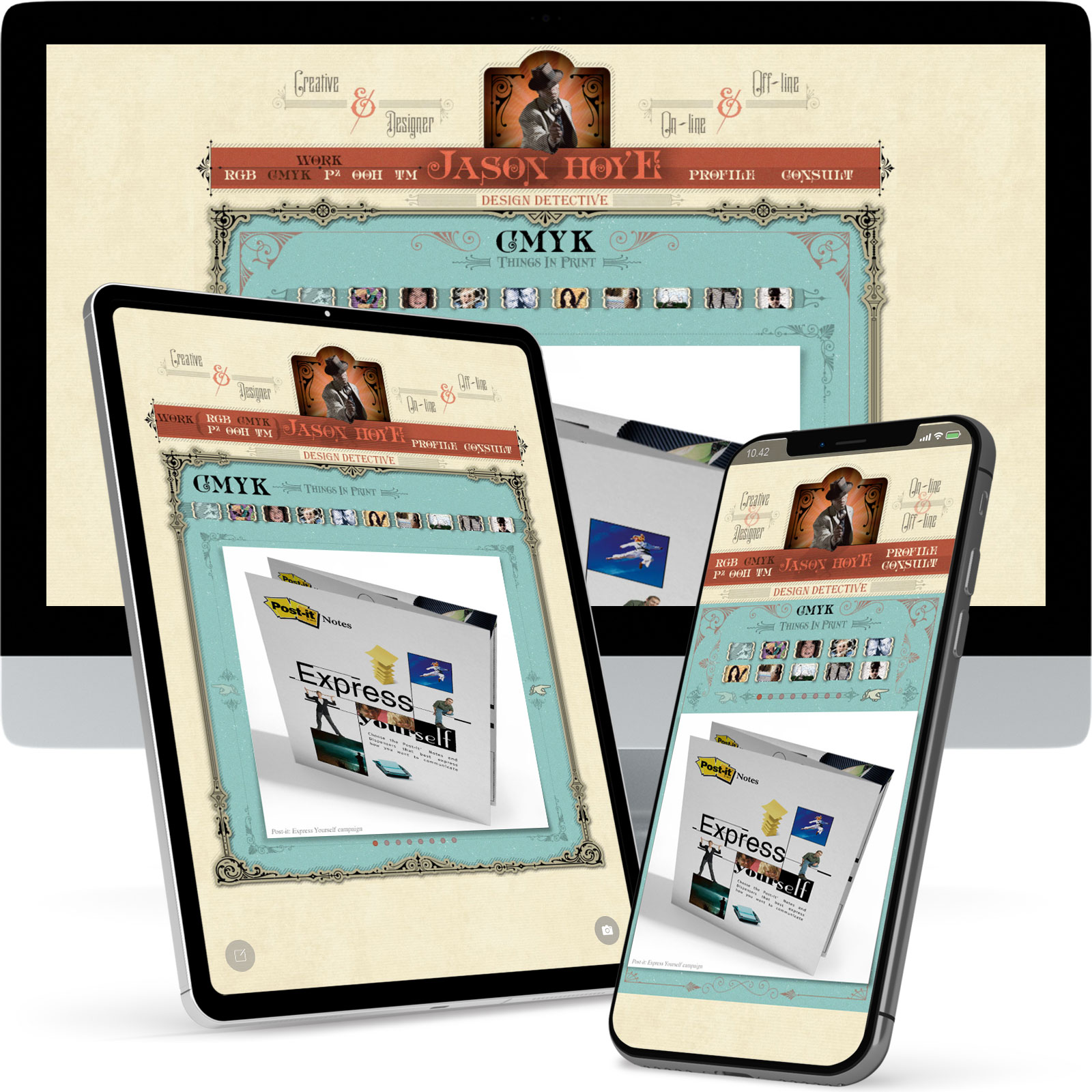 Jason Hoye Portfolio:Jason Hoye Design Detective website example4