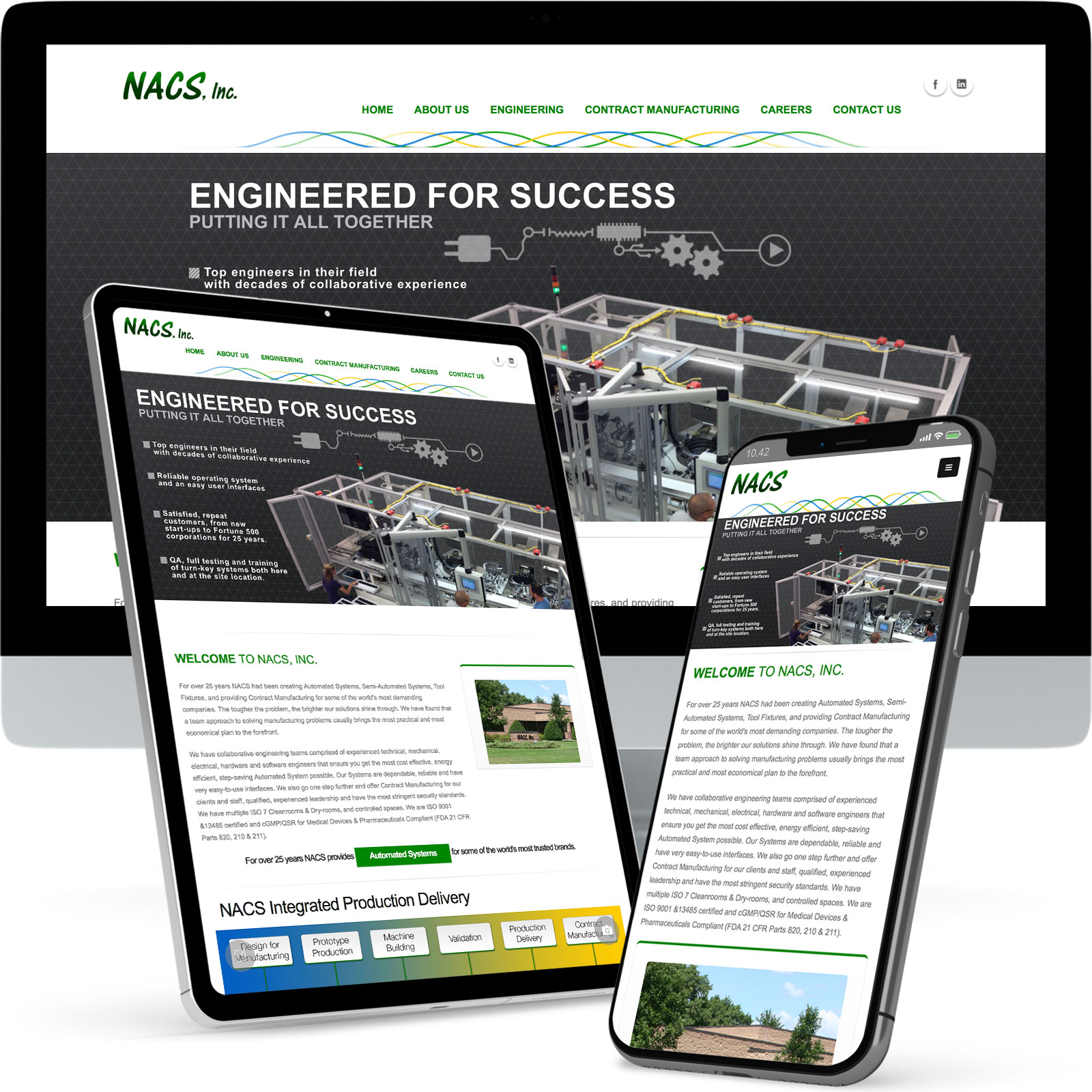 Jason Hoye Portfolio: NACS website example1