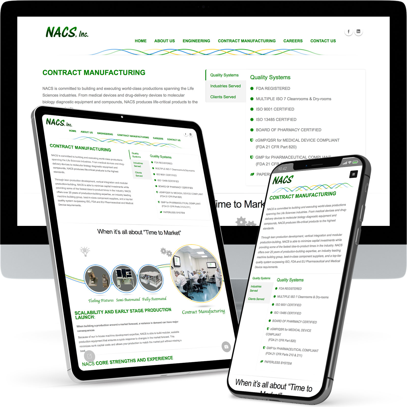 Jason Hoye Portfolio: NACS website example4